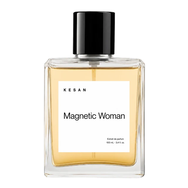 Botol KESAN Magnetic Woman, label Extrait de parfum 100 mL